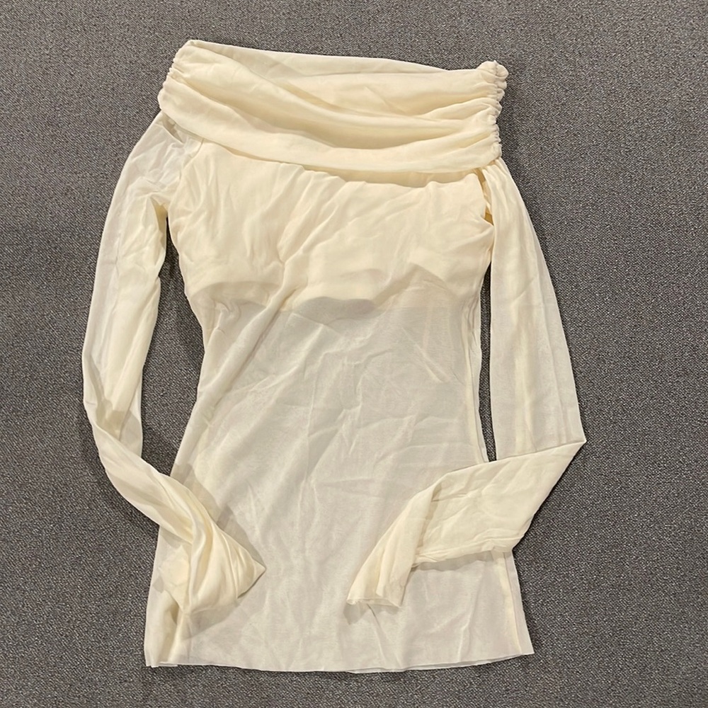 Bumpsuit off the shoulder maternity top